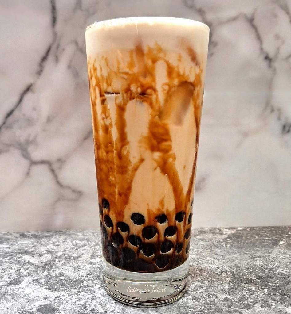 Blissful Shake brwon sugar boba milk tea