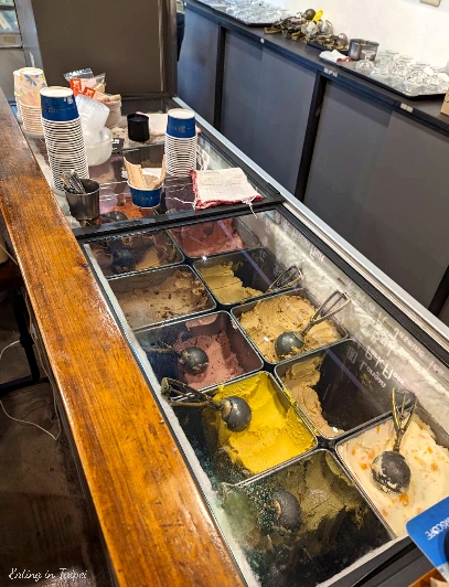 Snow King Ice Cream ice cream counter